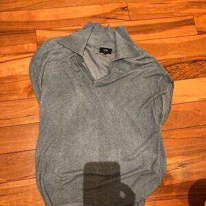 Line Cashmere Blend Blue Sleeveless Sweater